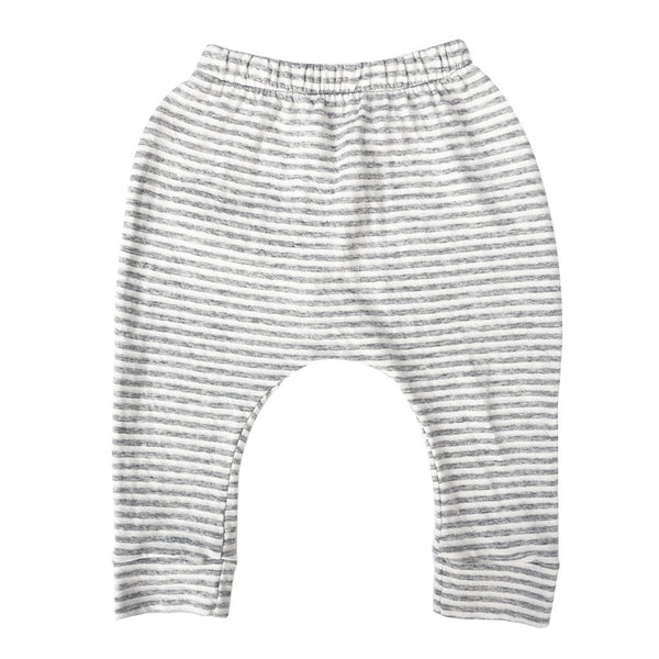 Hammer Pants - Grey Stripes | White