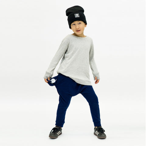 Hammer Pants - Quilted Deep Blue - Youth