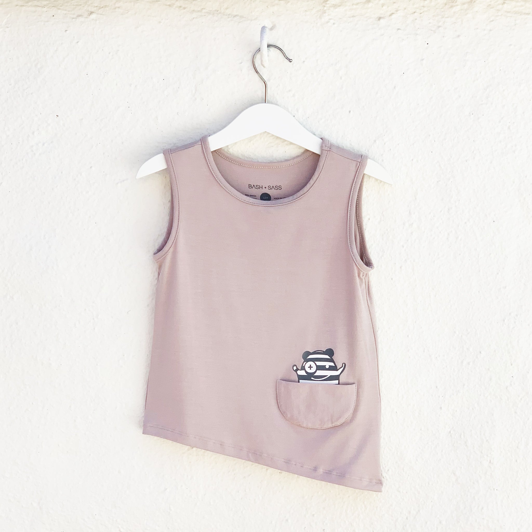 Bash + Sass | Asymmetric Tank Top - Mocha – Bash+Sass